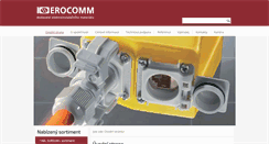 Desktop Screenshot of erocomm.cz